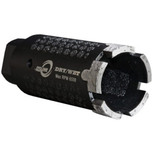Cyclone Dry Wet Side Protection Core Bit
