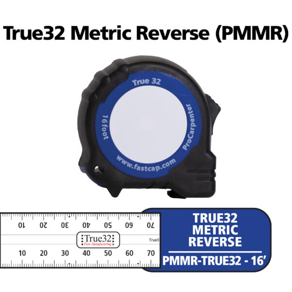 Fastcap Tape Measure True32 Metric Reverse (PMMR)